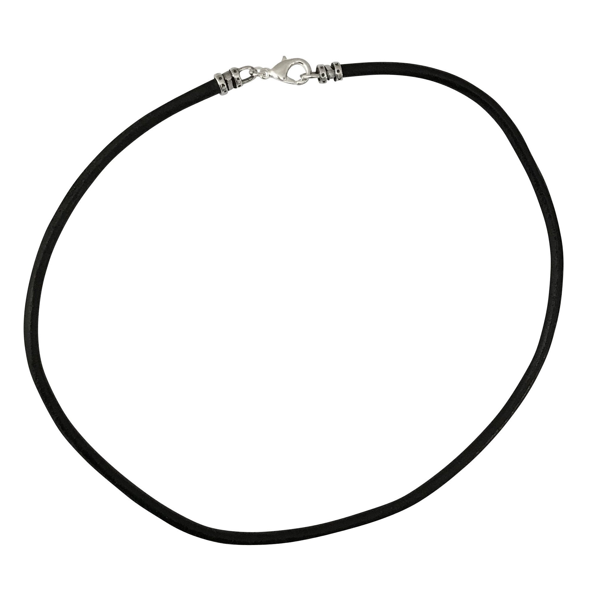 Amazon.com: Black Leather Cord Necklace